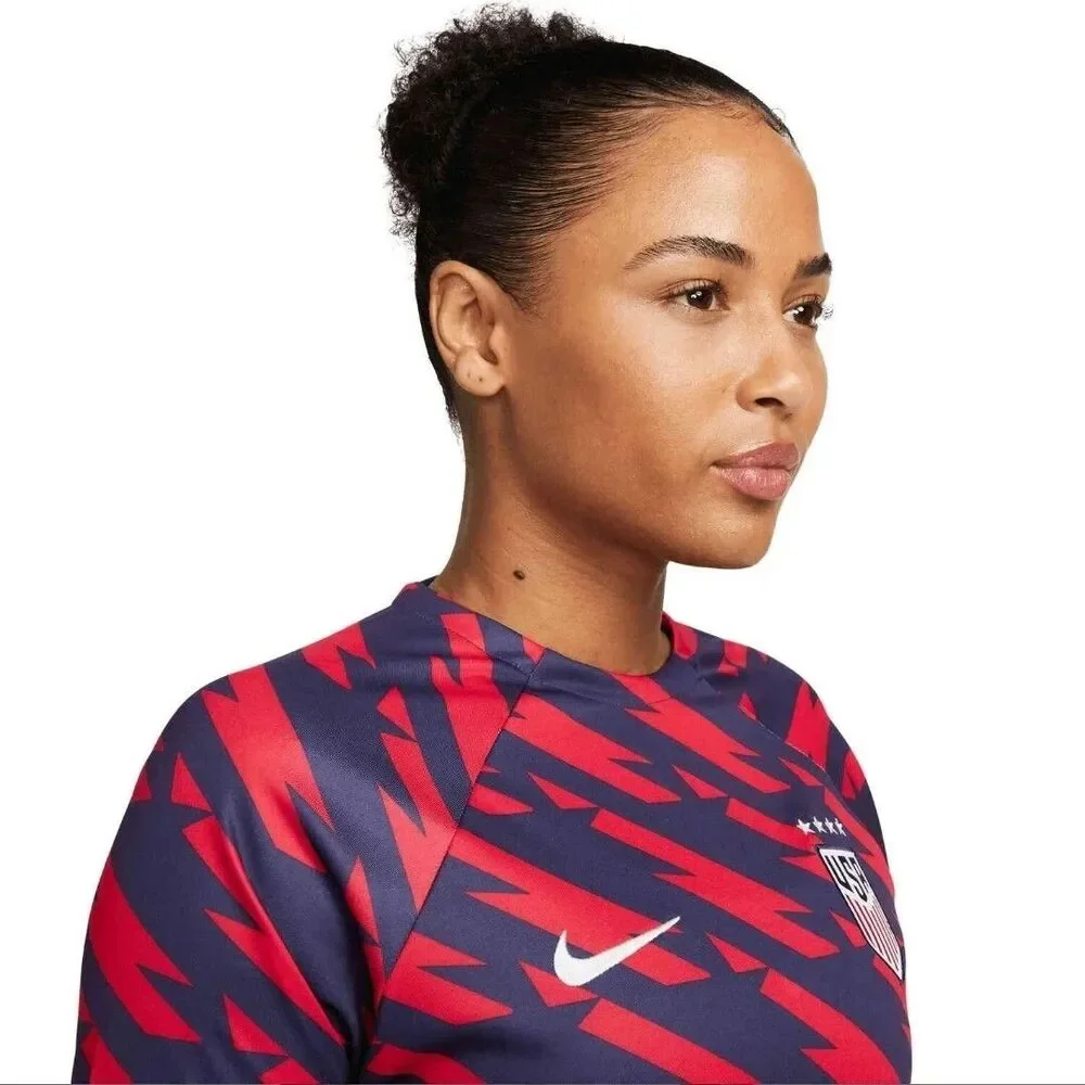 Nike Team USA USWNT Soccer/Football Jersey red blue Women’s Medium DR5046-670
